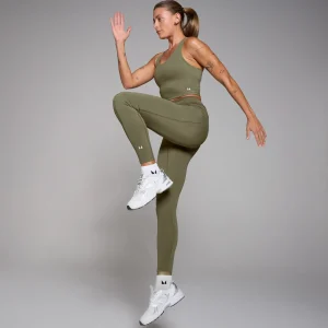 MYPROTEIN MP Damen Active Racerback-Top – Khaki*Damen Sporttops | T-Shirts & Tops