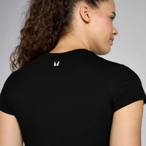 MYPROTEIN MP Damen Basics Körperbetontes Kurzarm-Crop-T-Shirt*Damen T-Shirts & Tops