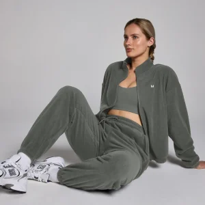 MYPROTEIN MP Damen Fleecejacke mit durchgehendem Reißverschluss – Gunmetal*Damen Jacken & Westen