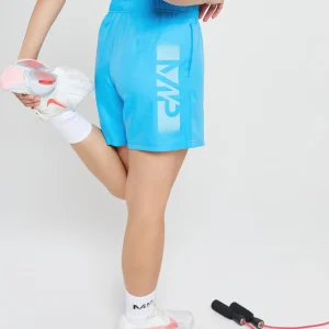 MYPROTEIN MP Damen Graffiti-Grafik Trainingsshorts — Intensives Blau*Damen Shorts