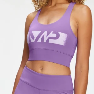 MYPROTEIN MP Damen Graffiti-Grafik Training Sport-BH — Dunkler Flieder*Damen Sporttops | T-Shirts & Tops