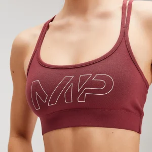 MYPROTEIN MP Damen Originals Sport-BH – Weinrot*Damen Sports Bras
