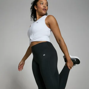 MYPROTEIN MP Damen Power Crop Vest – Weiß*Damen Sporttops | T-Shirts & Tops