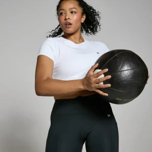 MYPROTEIN MP Damen Power Kurzarm-Crop-Top — Weiß*Damen T-Shirts & Tops