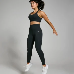 MYPROTEIN MP Damen Power Leggings mit hoher Taille – Schwarz*Damen Leggings