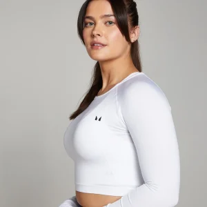 MYPROTEIN MP Damen Shape Nahtloses Langarm-Crop-Top*Damen Crop Tops | T-Shirts & Tops
