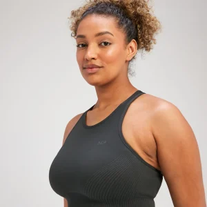 MYPROTEIN MP Damen Tempo Illusion Nahtloser Sport-BH – Schwarz*Damen Sports Bras