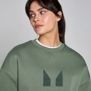 MYPROTEIN MP Damen Tempo Oversized Sweatshirt – Moosgrün*Damen Hoodies