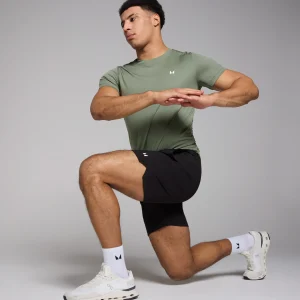 MYPROTEIN MP Herren Grid Trainings-T-Shirt – Helles Khaki*Herren T-Shirts & Tops