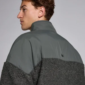 MYPROTEIN MP Herren Lifestyle Hybrid-Fleece – Dunkelgrau*Herren Hoodies | Jacken & Westen