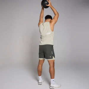 MYPROTEIN MP Herren Tempo 2-in-1-Graphic Shorts – Verwaschenes Schwarz*Herren Shorts