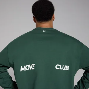 MYPROTEIN MP Herren Tempo Oversize-Sweatshirt mit Grafik – Dunkelgrün*Herren Tracksuits | Hoodies