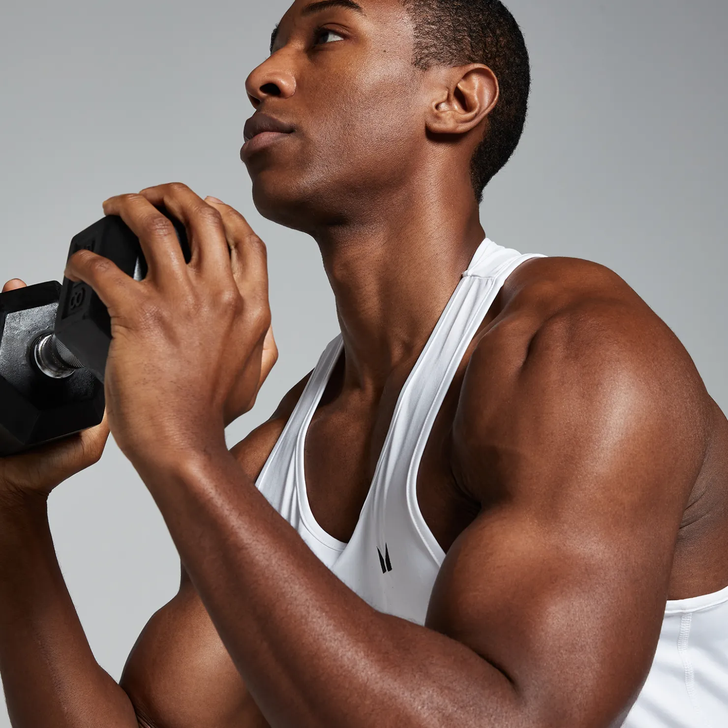 MYPROTEIN MP Herren Training Stringer-Top – Weiß*Herren Tanktops | T-Shirts & Tops