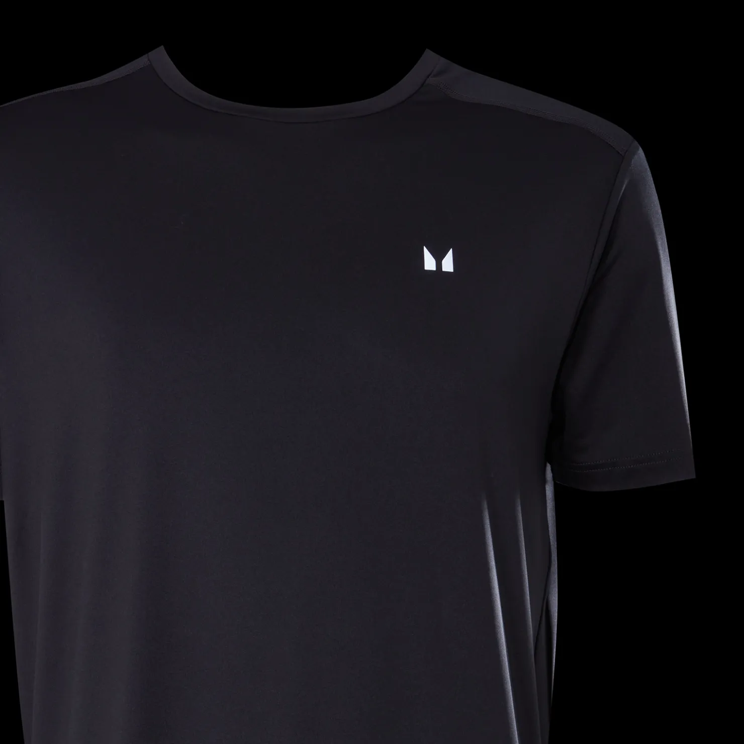MYPROTEIN MP Herren Velocity Kurzarm-T-Shirt — Schwarz*Herren T-Shirts & Tops