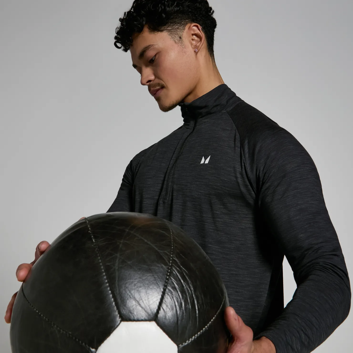 MYPROTEIN MP Performance Oberteil mit 1/4-Reißverschluss für Herren*Herren T-Shirts & Tops