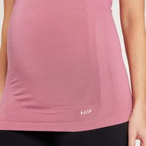 MYPROTEIN MP Women's Maternity Seamless Short Sleeve T-Shirt — Mauve*Damen Schwangerschaft | T-Shirts & Tops