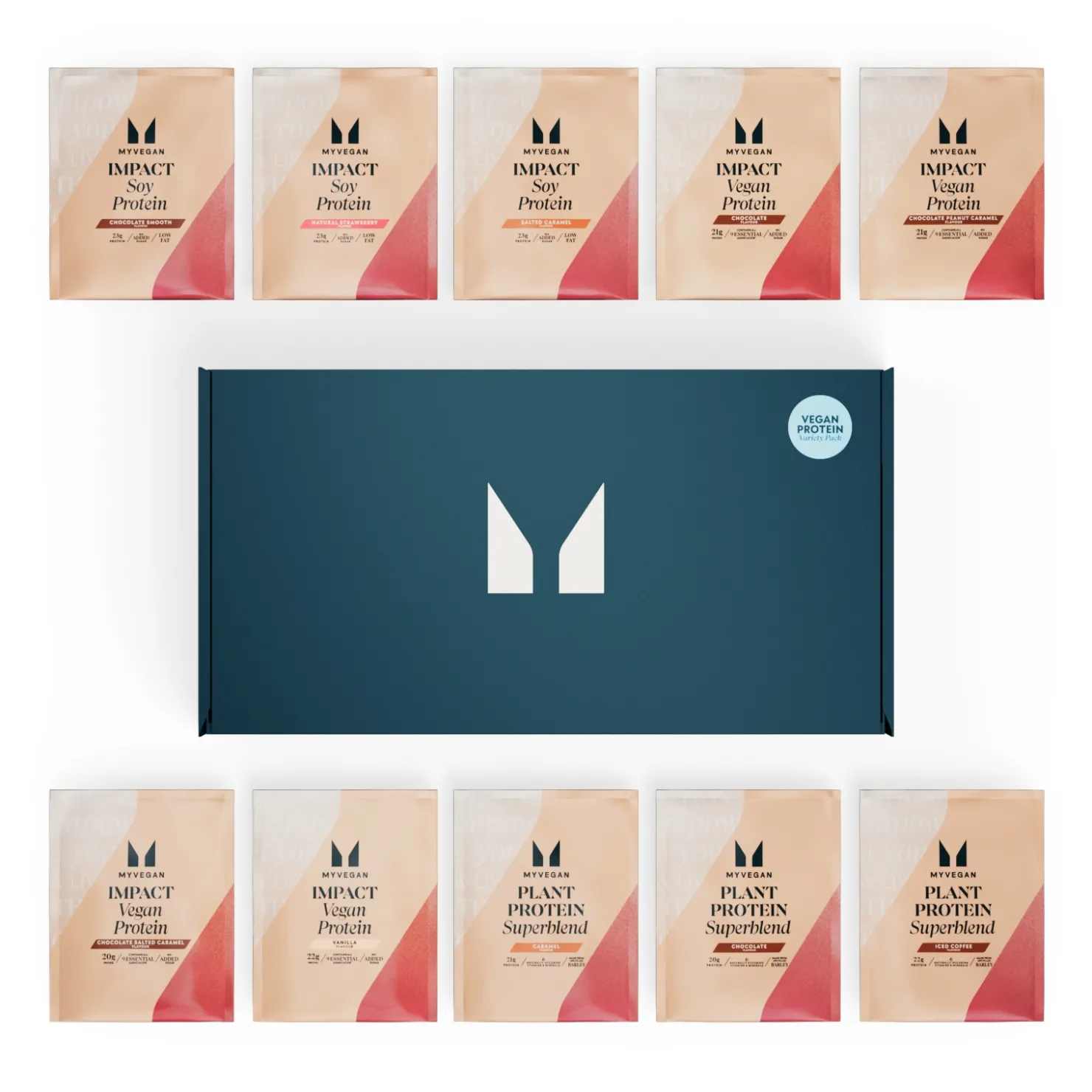 MYPROTEIN Vegan Protein Auswahl-Box* Protein-Saucen, Sirupe Und Aufstriche